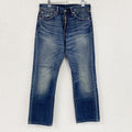 Levi's　リーバイス　505　デニムパンツ/ジーンズ　縦落ち　鬼ヒゲ　フェード　ジップフライ　インディゴ　W30サイズ