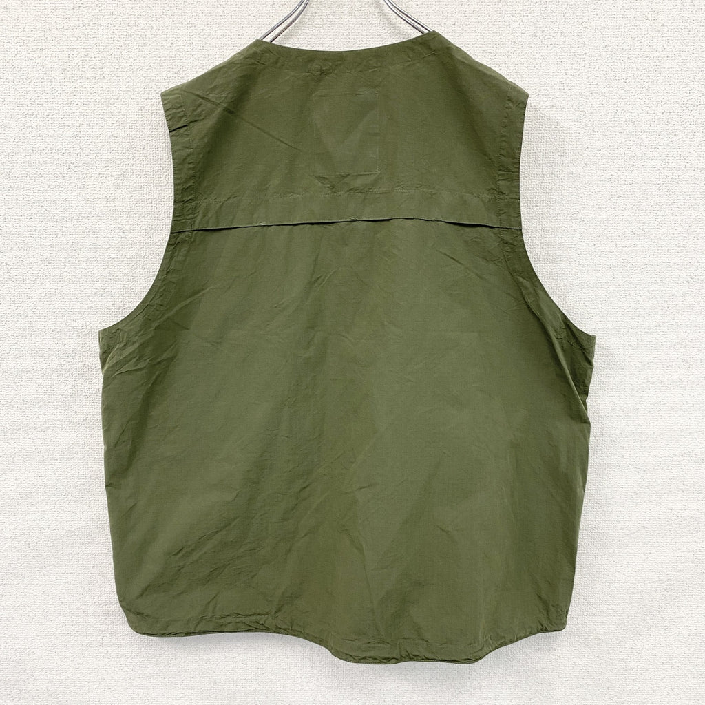 FREAK'S STORE　フリークスストア　COUDURA VEST　コーデュラベスト　3つポケット　カーキ　Mサイズ