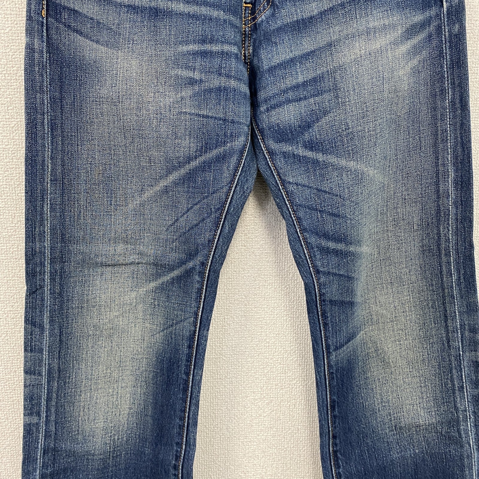 Levi's　リーバイス　505　デニムパンツ/ジーンズ　縦落ち　鬼ヒゲ　フェード　ジップフライ　インディゴ　W30サイズ