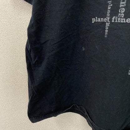 FRUIT OF THE LOOM　フルーツオブザルーム　半袖プリントTシャツ　企業T　クルーネック　黒　ブラック　Lサイズ