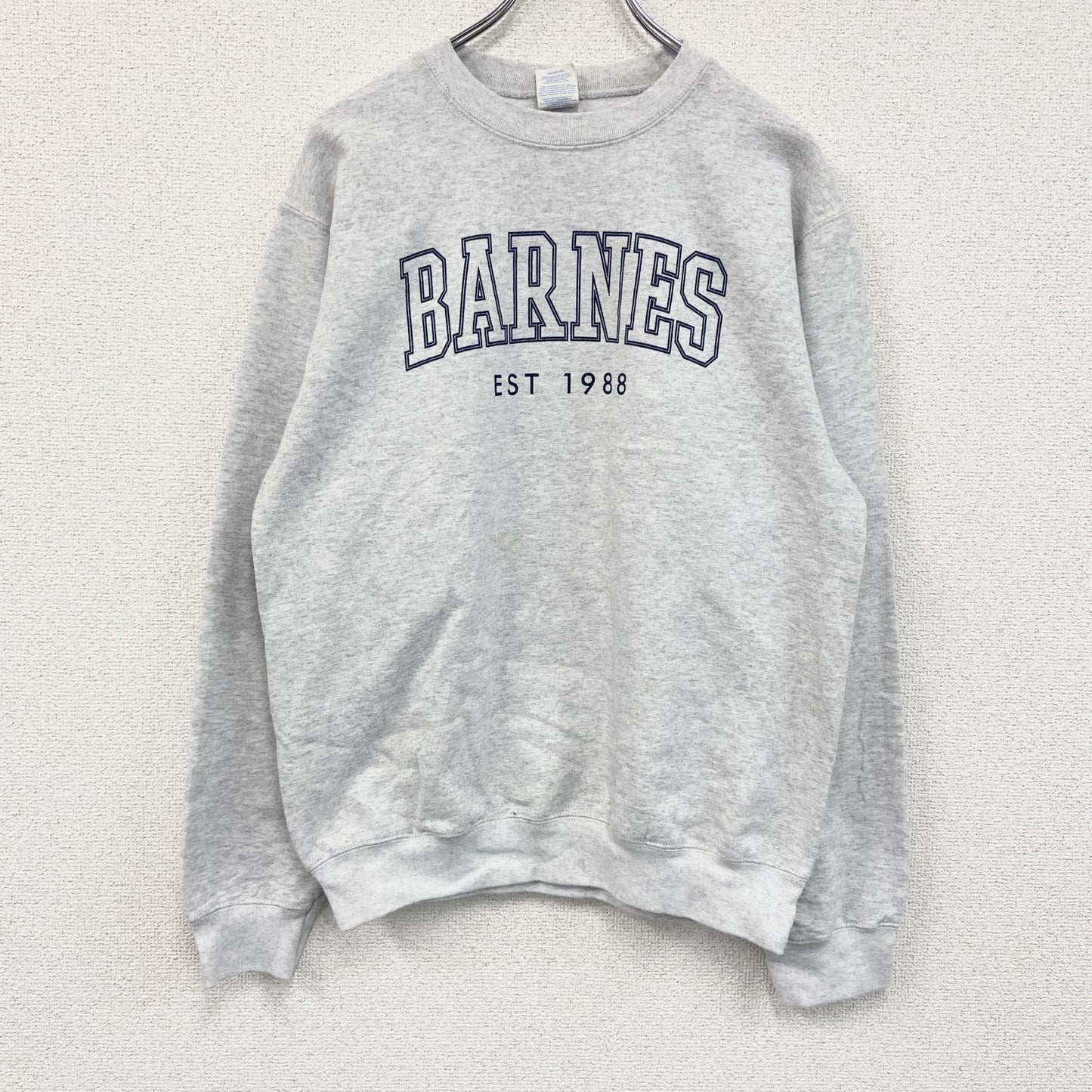 PORT&COMPANY　スウェット/トレーナー　2連プリント　灰色　グレー　Mサイズ