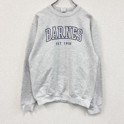 PORT&COMPANY　スウェット/トレーナー　2連プリント　灰色　グレー　Mサイズ