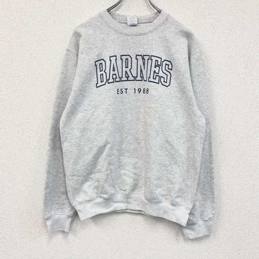 PORT&COMPANY　スウェット/トレーナー　2連プリント　灰色　グレー　Mサイズ