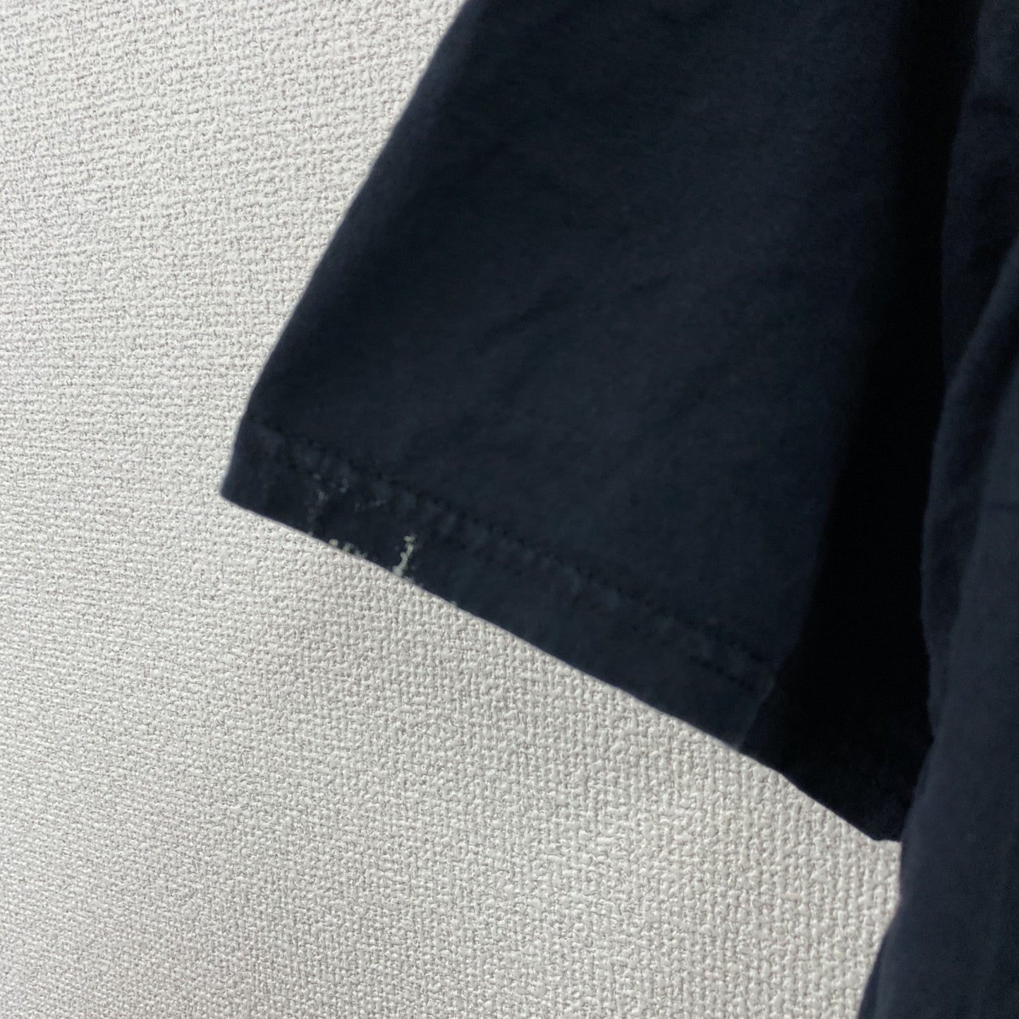 FRUIT OF THE LOOM　フルーツオブザルーム　半袖プリントTシャツ　企業T　クルーネック　黒　ブラック　Lサイズ