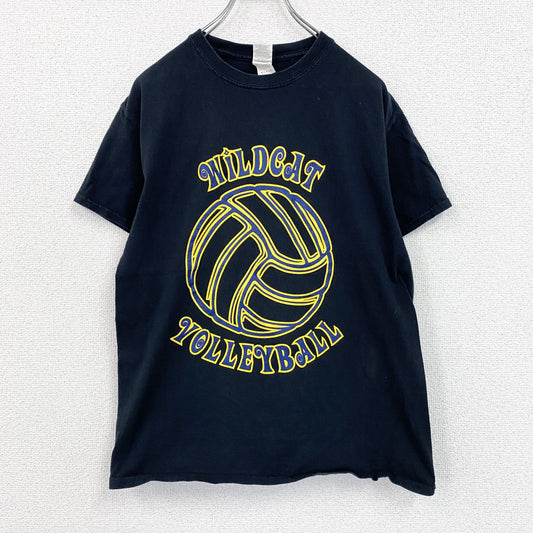 GILDAN　ギルダン　半袖プリントTシャツ　バレーボール　黒　ブラック　Mサイズ