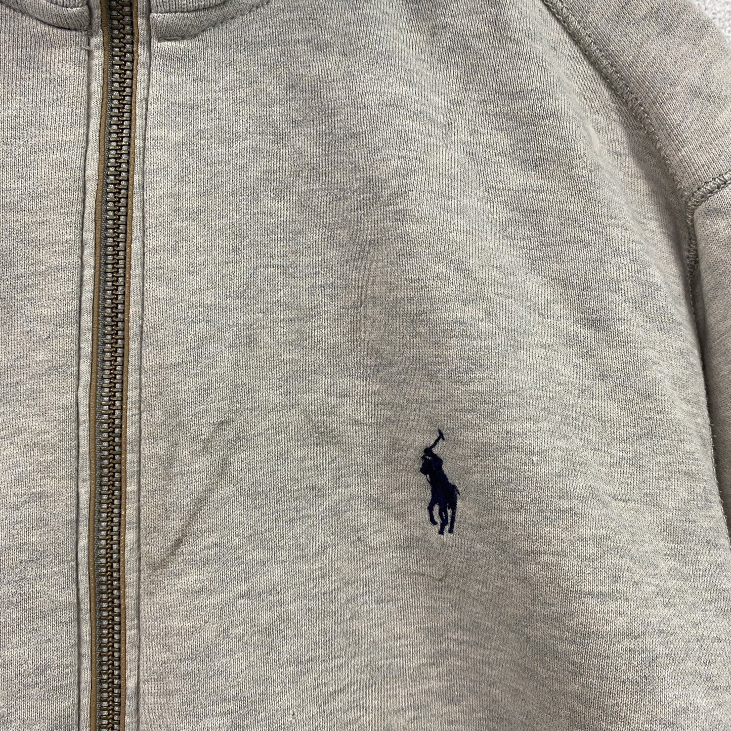 POLO by Ralph Lauren　ラルフローレン　フルジップジャケット　灰色　グレー　Mサイズ