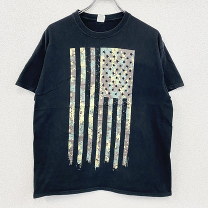 GILDAN　ギルダン　半袖プリントTシャツ　黒　ブラック