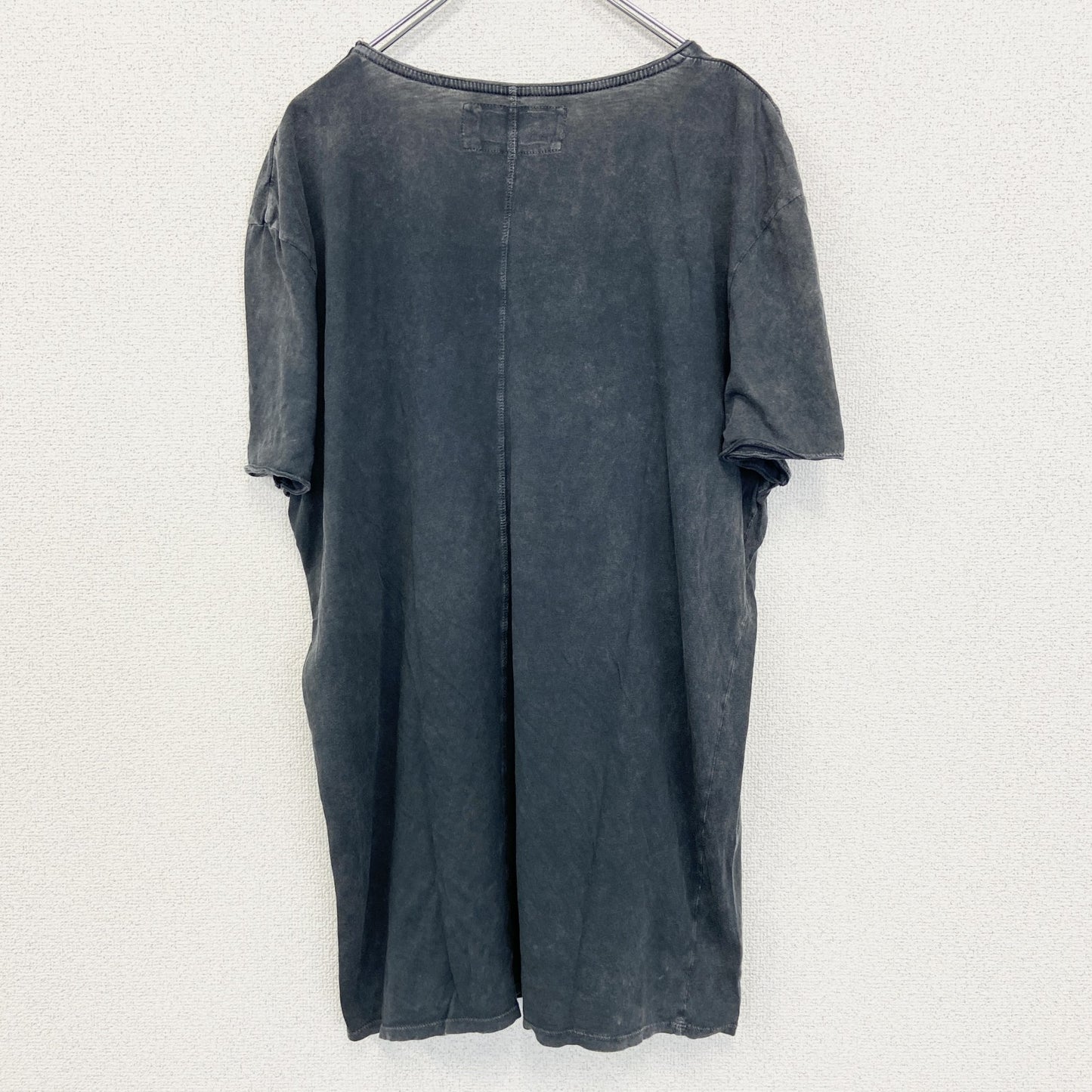 古着 used　AUTARK　半袖プリントTシャツ　カジュアルデザイン　オオカミ　灰色　クルーネック　レトロ　XXLサイズ