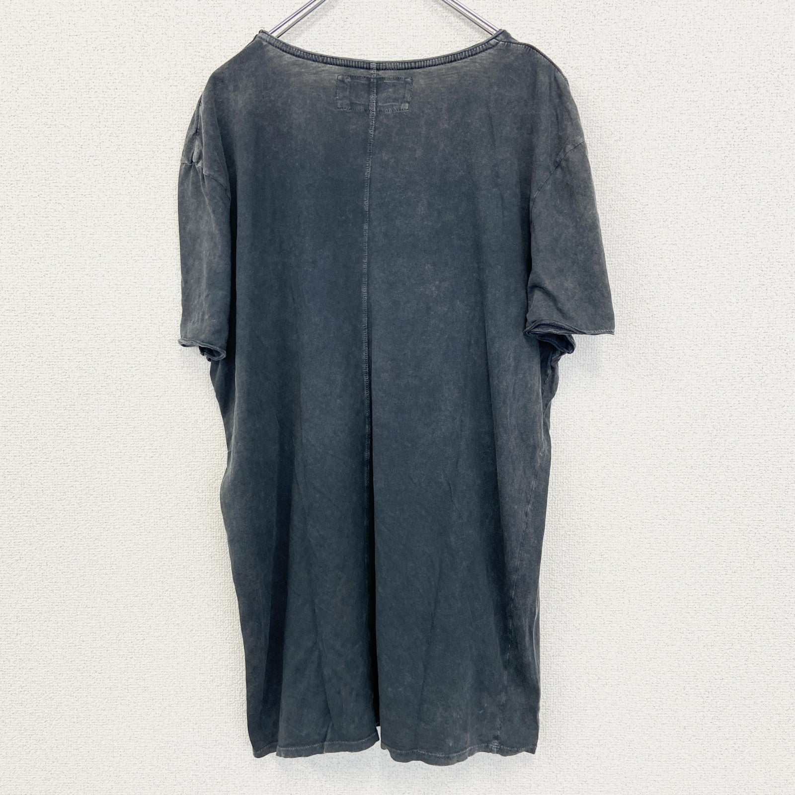 古着 used　AUTARK　半袖プリントTシャツ　カジュアルデザイン　オオカミ　灰色　クルーネック　レトロ　XXLサイズ