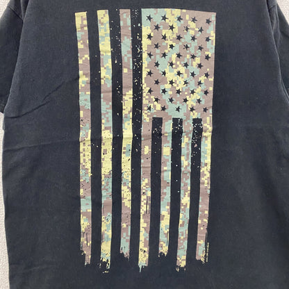 GILDAN　ギルダン　半袖プリントTシャツ　黒　ブラック