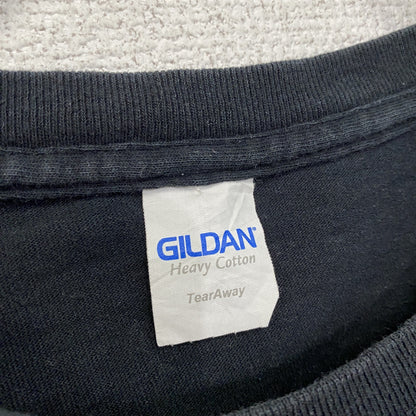 GILDAN　ギルダン　半袖プリントTシャツ　黒　ブラック