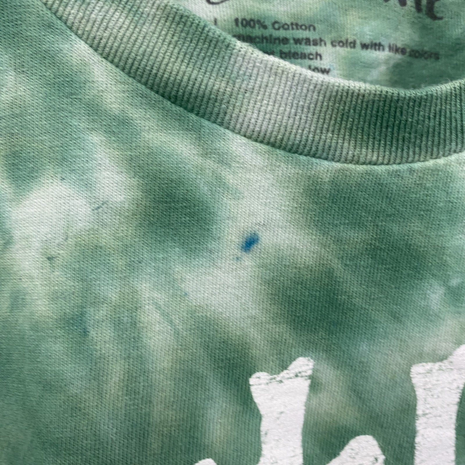 SUBLIME　サブライム　半袖音楽プリントTシャツ　バンドT　タイダイ　緑　グリーン　Lサイズ