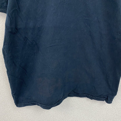 GILDAN　ギルダン　半袖プリントTシャツ　紺　ネイビー　Mサイズ