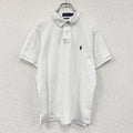 POLO RALPH LAUREN　ラルフローレン　半袖ポロシャツ　刺繍ロゴ　ワンポイント　白　ホワイト　Mサイズ