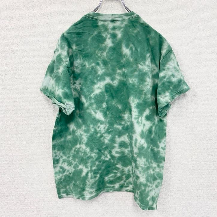 SUBLIME　サブライム　半袖音楽プリントTシャツ　バンドT　タイダイ　緑　グリーン　Lサイズ