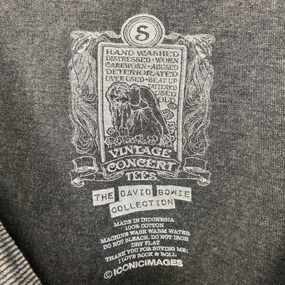 古着 used　David Bowie デイヴィッド・ボウイ　半袖プリントデザインTシャツ　ロック　バンドT　Sサイズ