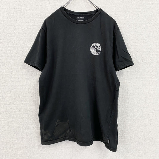 Billabong　ビラボン　半袖プリントTシャツ　黒　ブラック　Lサイズ