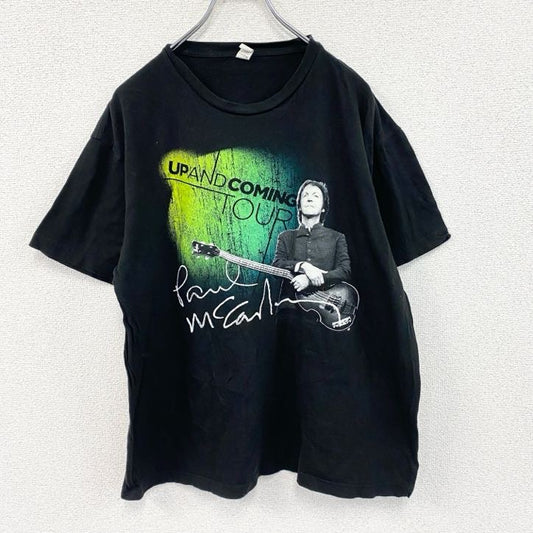 TULTEX　ポールマッカートニー　半袖音楽プリントTシャツ　黒　ブラック　Lサイズ