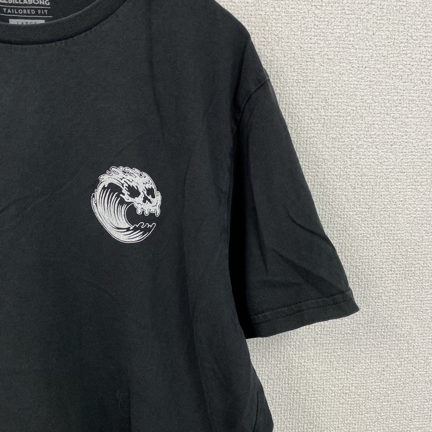 Billabong　ビラボン　半袖プリントTシャツ　黒　ブラック　Lサイズ