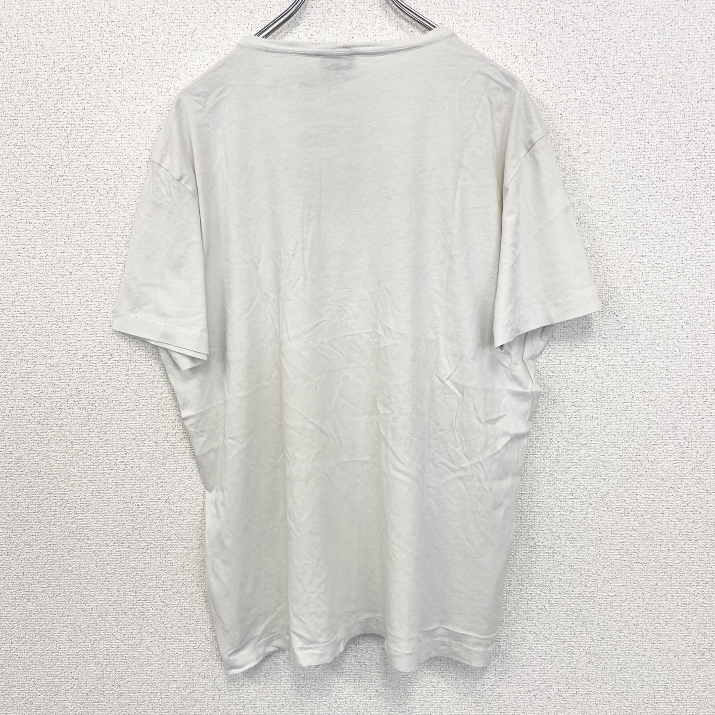 古着 used　DIESEL ディーゼル　半袖プリントTシャツ　カジュアル　シングルステッチ　白　クルーネック　レトロ　Mサイズ