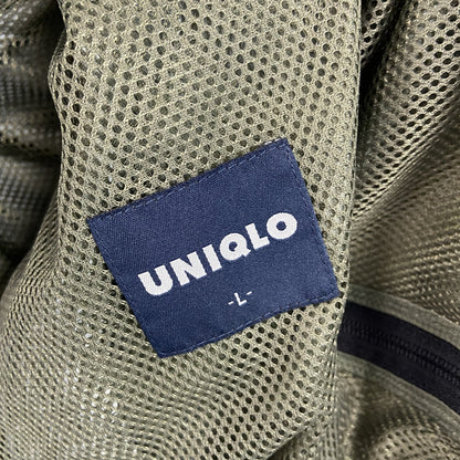 UNIQLO　ユニクロ　フルジップベスト　カーキ　Lサイズ