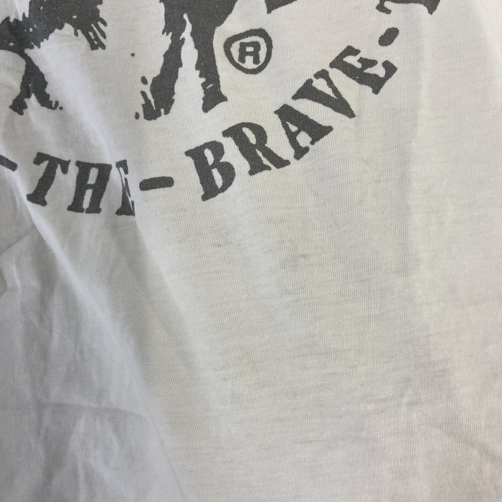 古着 used　DIESEL ディーゼル　半袖プリントTシャツ　カジュアル　シングルステッチ　白　クルーネック　レトロ　Mサイズ