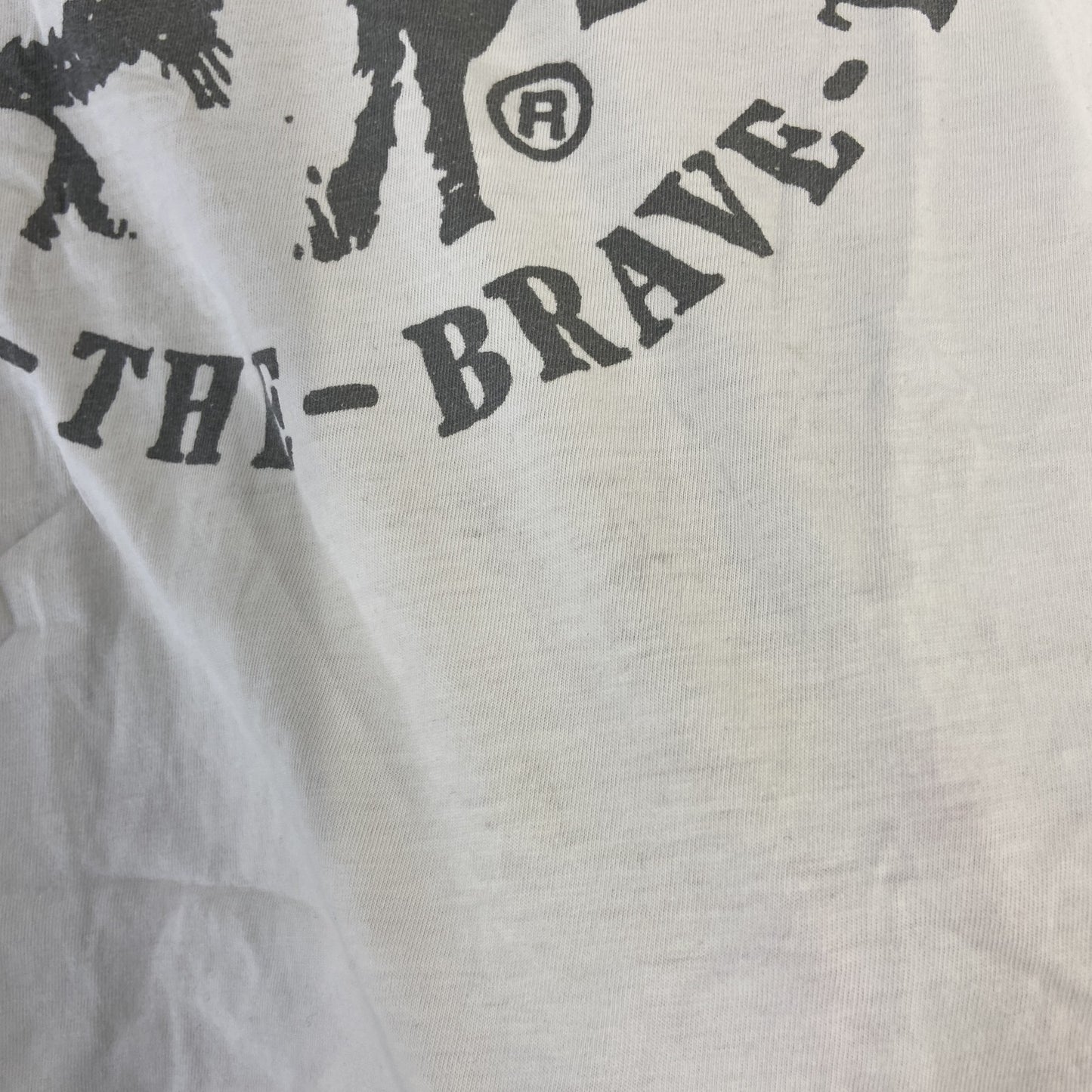 古着 used　DIESEL ディーゼル　半袖プリントTシャツ　カジュアル　シングルステッチ　白　クルーネック　レトロ　Mサイズ