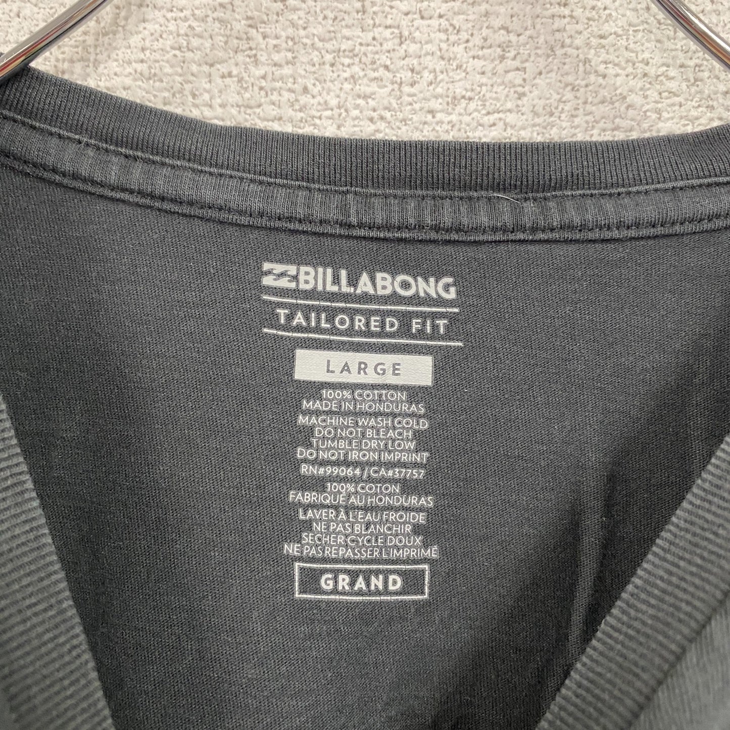 Billabong　ビラボン　半袖プリントTシャツ　黒　ブラック　Lサイズ