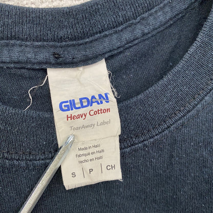 GILDAN　ギルダン　半袖プリントTシャツ　黒　ブラック　Sサイズ