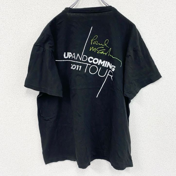 TULTEX　ポールマッカートニー　半袖音楽プリントTシャツ　黒　ブラック　Lサイズ
