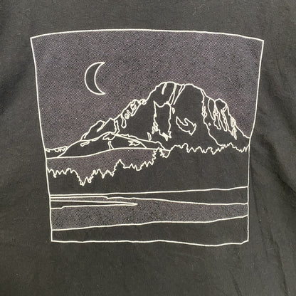 古着 used　OLDNAVY オールドネイビー　半袖グラフィックプリントTシャツ　黒　ブラック　クルーネック　Lサイズ