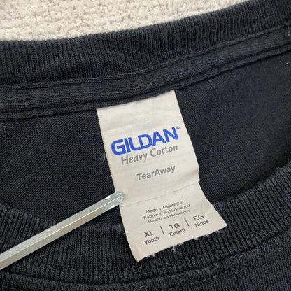GILDAN　ギルダン　半袖プリントTシャツ　黒　ブラック　XLサイズ