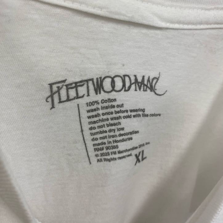FLEETWOOD MAC　半袖プリントTシャツ　バンドT　白　ホワイト　XLサイズ