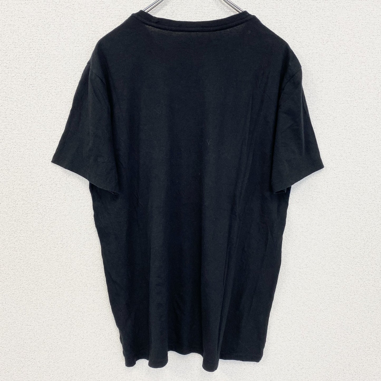 古着 used　OLDNAVY オールドネイビー　半袖グラフィックプリントTシャツ　黒　ブラック　クルーネック　Lサイズ