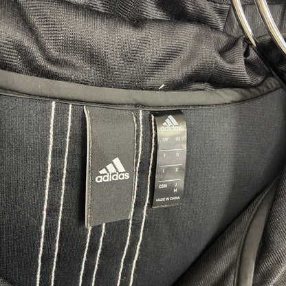 adidas　アディダス　フルジップパーカー　ジャージ　フーディー　黒　ブラック　Mサイズ