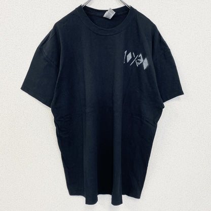 古着 used　GILDAN ギルダン　半袖トデザインプリントTシャツ　黒　ブラック　ビックシルエット　XLサイズ