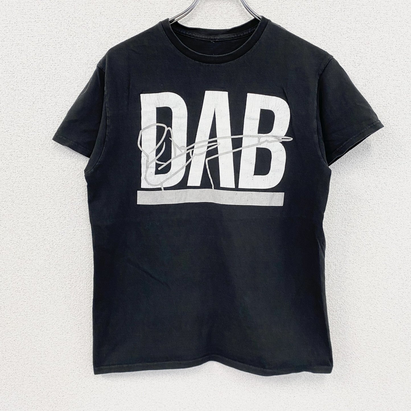 半袖プリントTシャツ　黒　ブラック　Mサイズ