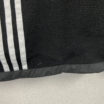 adidas　アディダス　フルジップパーカー　ジャージ　フーディー　黒　ブラック　Mサイズ