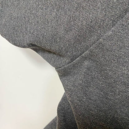古着 used　PUMA プーマ　長袖ワンポイントロゴデザインパーカー　スウェットフーディ　グレー　前ポケット　XXLサイズ