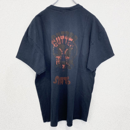 古着 used　GILDAN ギルダン　半袖トデザインプリントTシャツ　黒　ブラック　ビックシルエット　XLサイズ