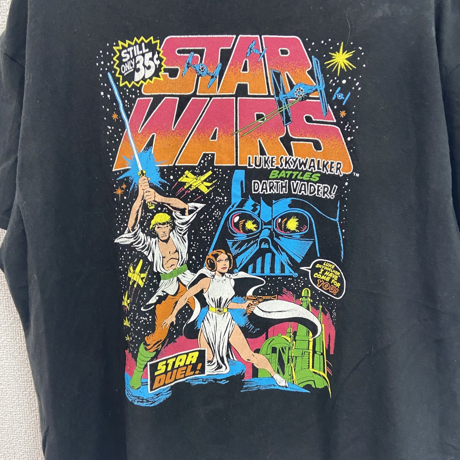 STAR WARS　スターウォーズ　半袖プリントTシャツ　黒　ブラック　XLサイズ