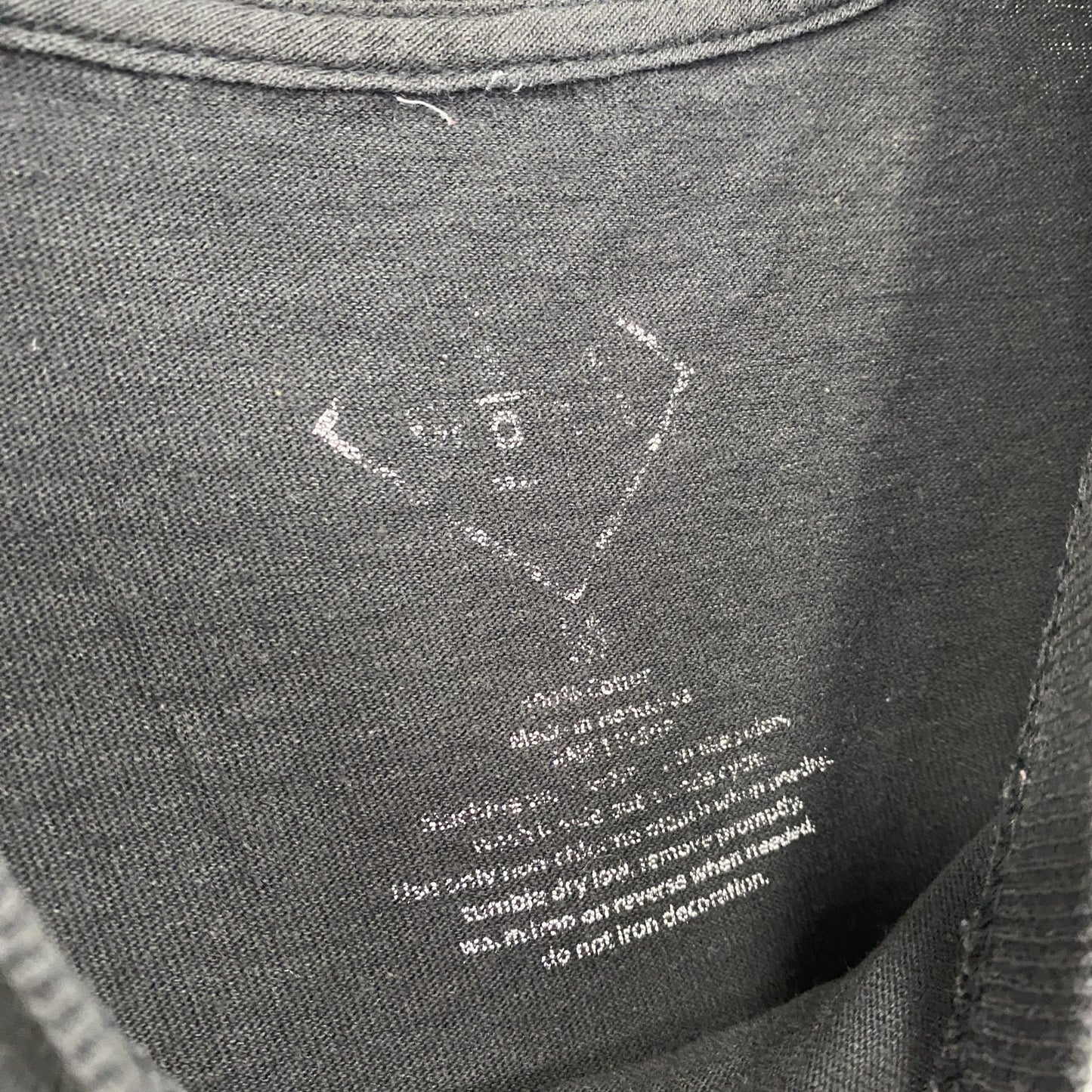 半袖プリントTシャツ　黒　ブラック　Mサイズ