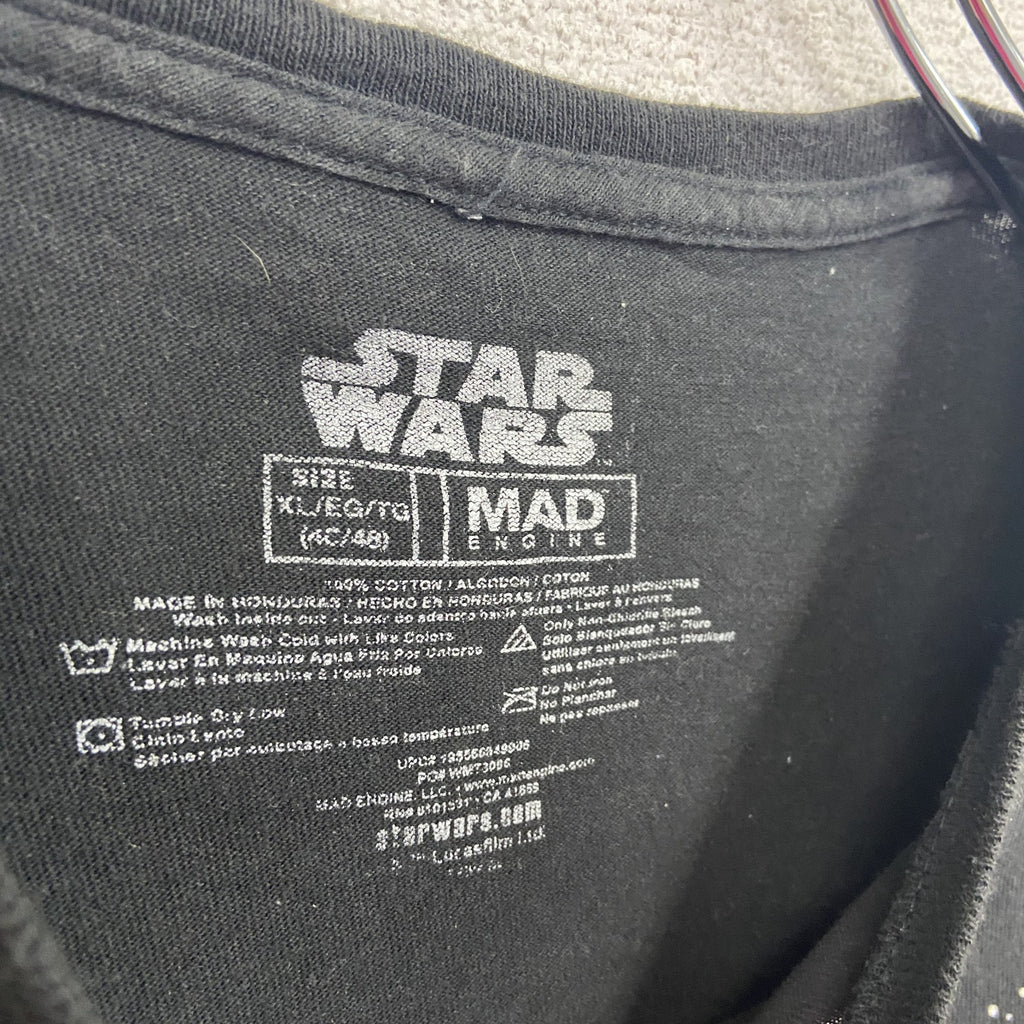 STAR WARS　スターウォーズ　半袖プリントTシャツ　黒　ブラック　XLサイズ