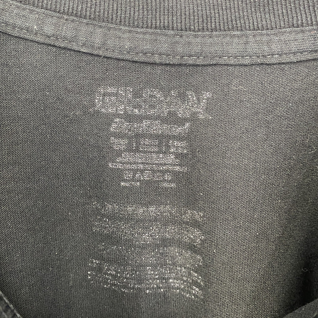 古着 used　GILDAN ギルダン　半袖ラメTシャツ　バレーボール　黒　ブラック　クルーネック　ビックシルエット