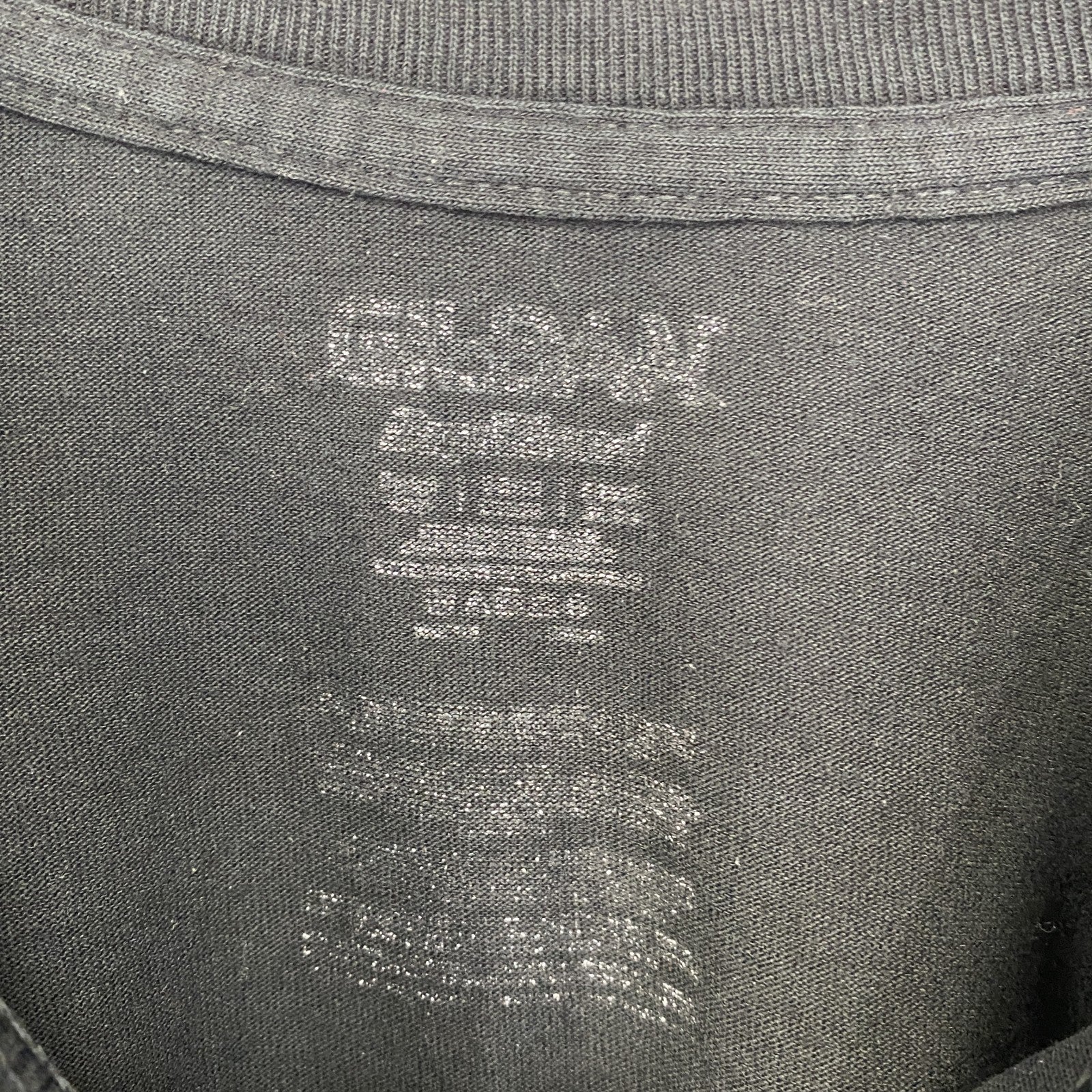 古着 used　GILDAN ギルダン　半袖ラメTシャツ　バレーボール　黒　ブラック　クルーネック　ビックシルエット