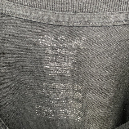古着 used　GILDAN ギルダン　半袖ラメTシャツ　バレーボール　黒　ブラック　クルーネック　ビックシルエット