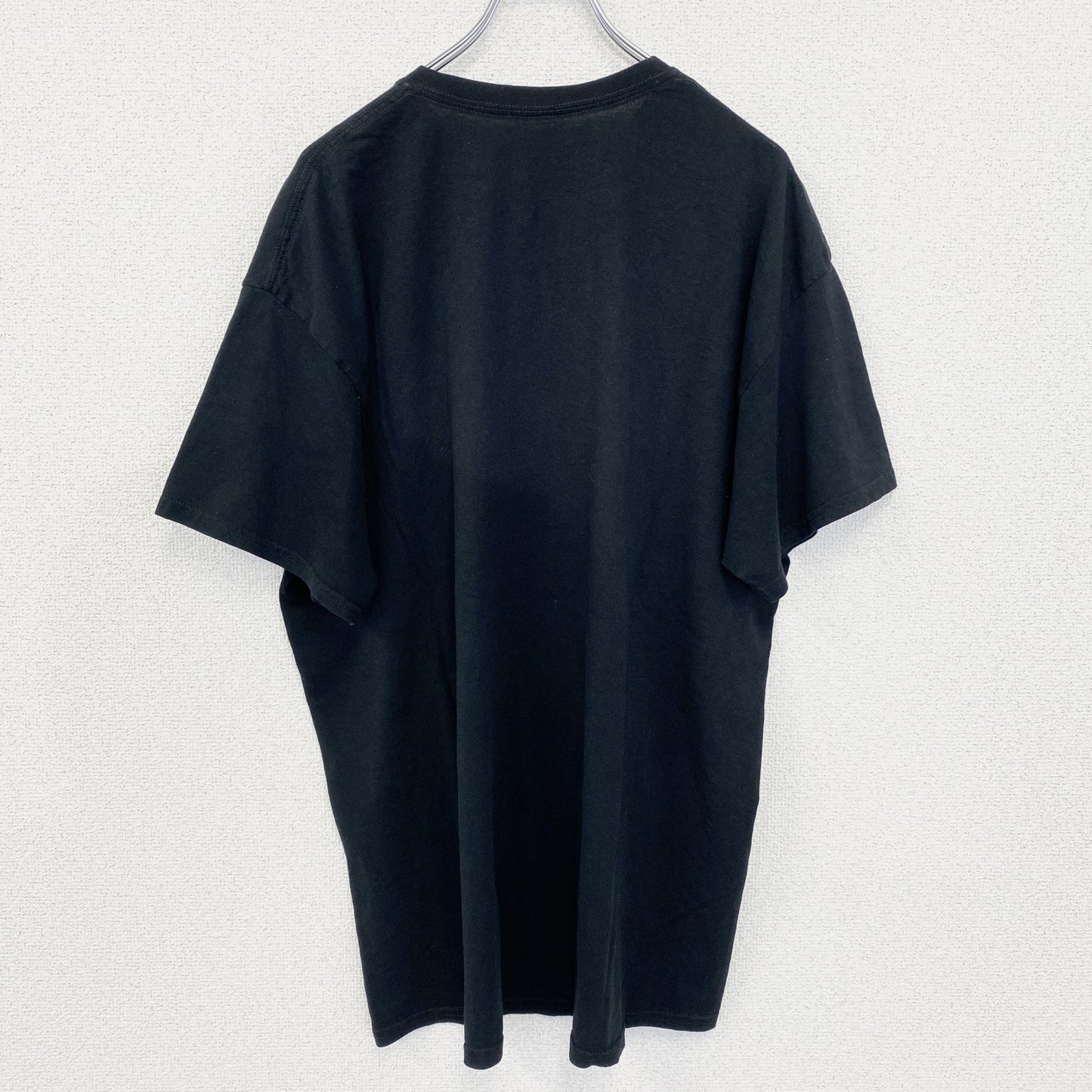 古着 used　GILDAN ギルダン　半袖ラメTシャツ　バレーボール　黒　ブラック　クルーネック　ビックシルエット