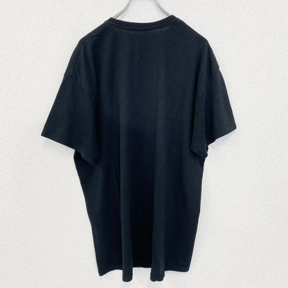 古着 used　GILDAN ギルダン　半袖ラメTシャツ　バレーボール　黒　ブラック　クルーネック　ビックシルエット