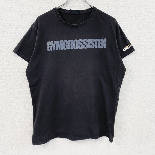 Gmygrossisten　半袖プリントTシャツ　黒　ブラック　Lサイズ