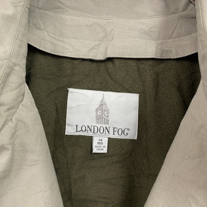 LONDON FOG　ロンドンフォグ　ダブルトレンチコート　ベージュ　46サイズ
